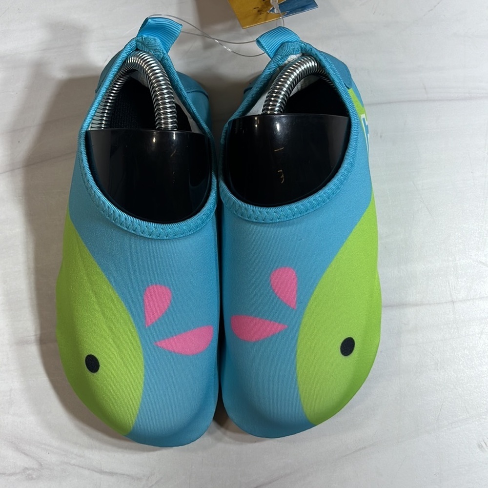 CT Girl’s Water Shoes Light Blue/Lime Green sz 13/1 - Picture 5 of 7